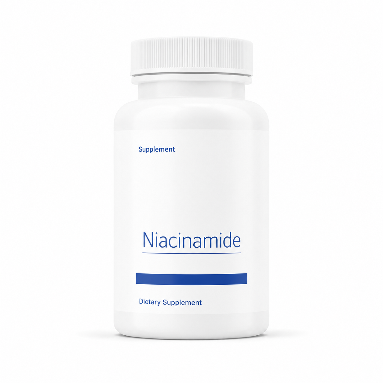Niacinamide supplement bottle